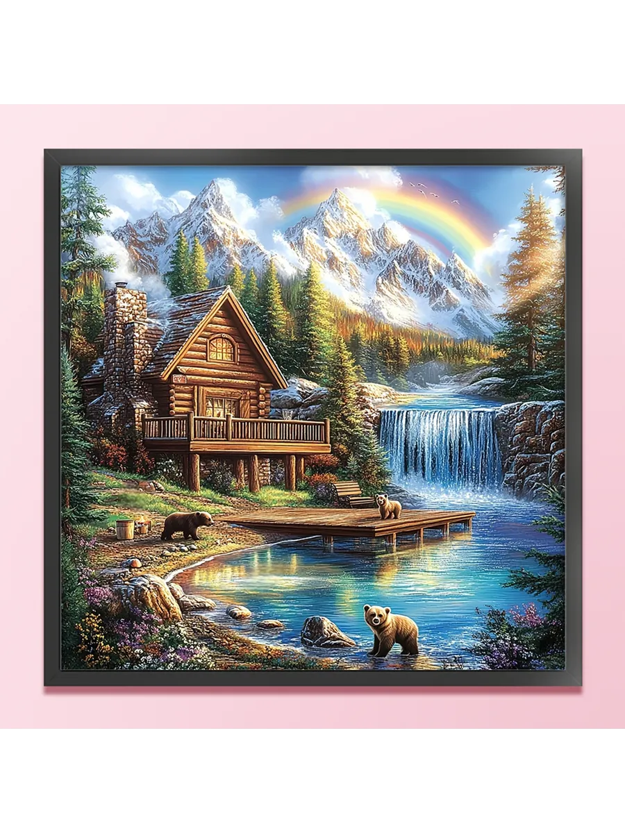 КабинCastle Набор для вышивки крестом 14CT, 40x40см