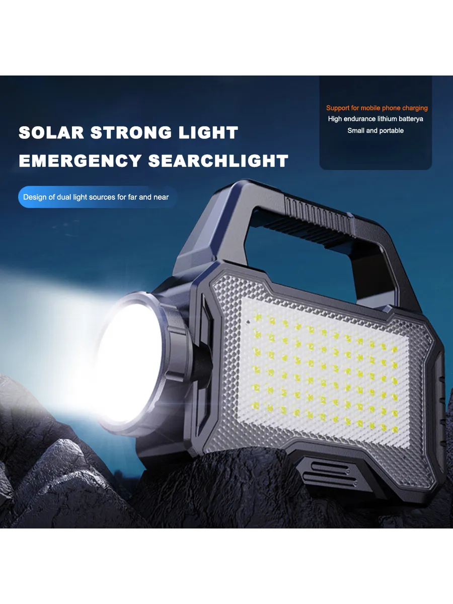 Портативный Solar фонарь для лагеря, дальний, влагозащищенны