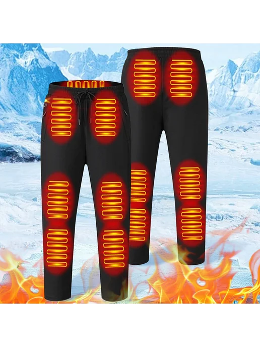 Унисекс отопл.пант 12 зон USB 5V для Men Women (XL), вариант, фото 2