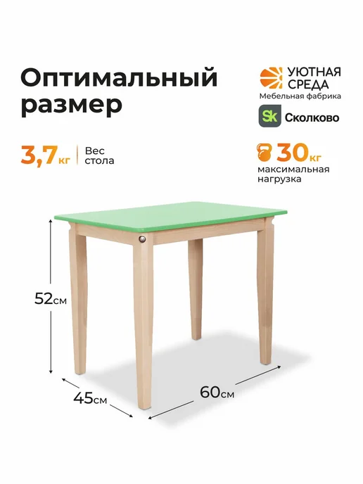 УЮТНАЯ СРЕДА Стол детский, голубой, фото 4