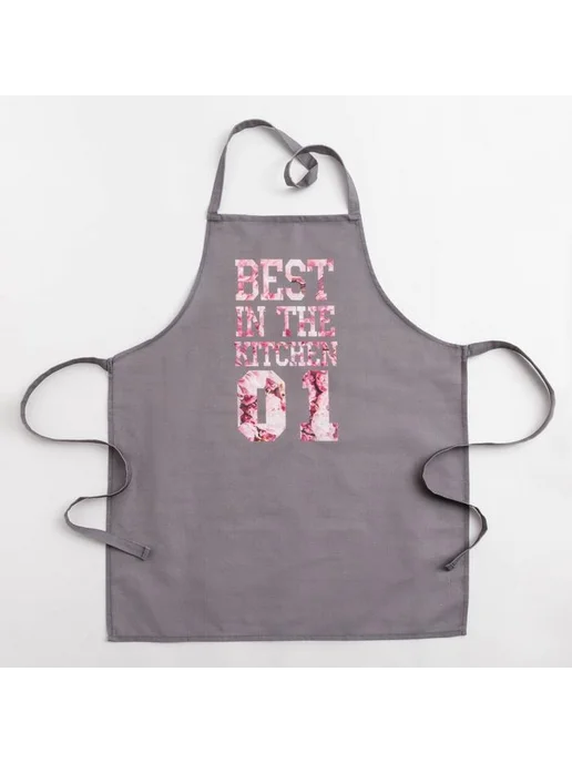 Этель Фартук кухонный Best in the kitchen, 60×70 см, 100% хлопок, 60x70 см, фото 3
