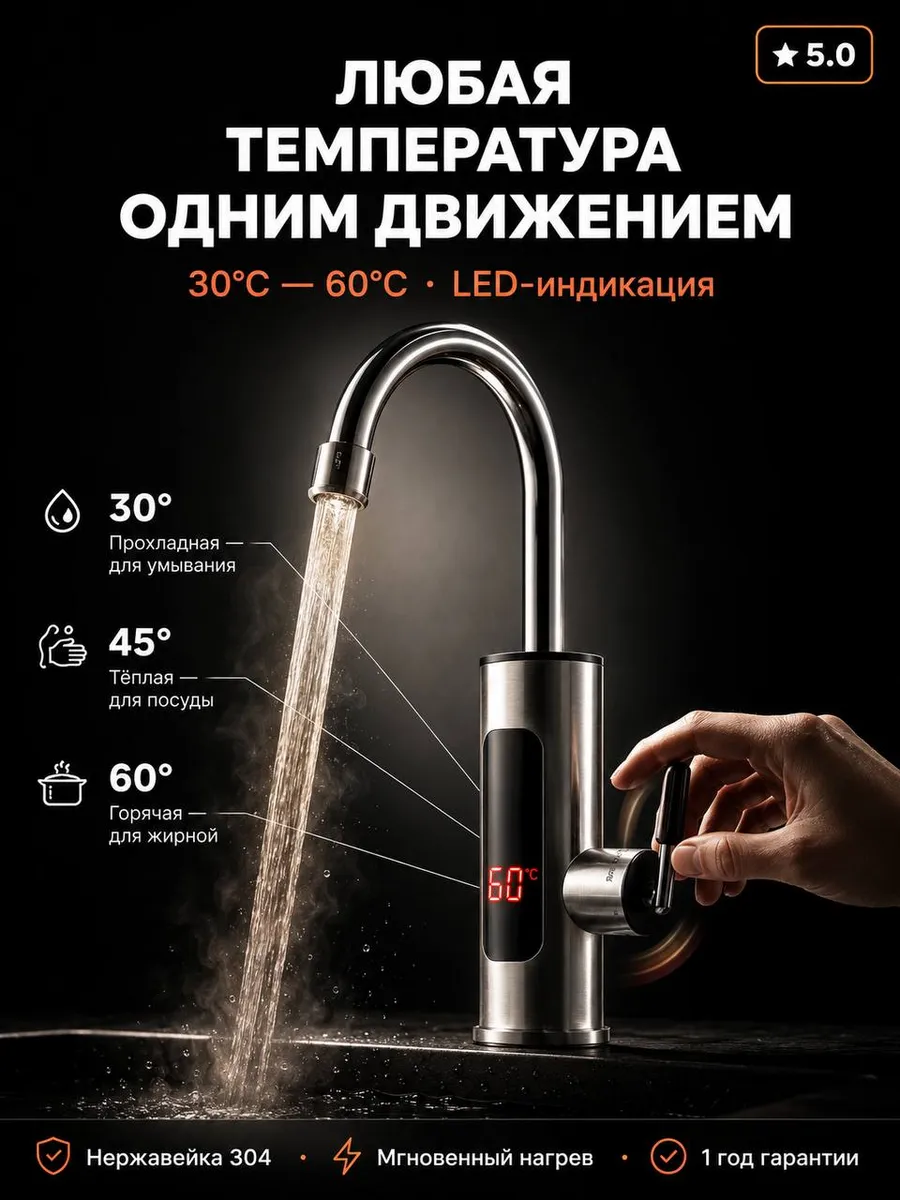 Водонагреватель проточный