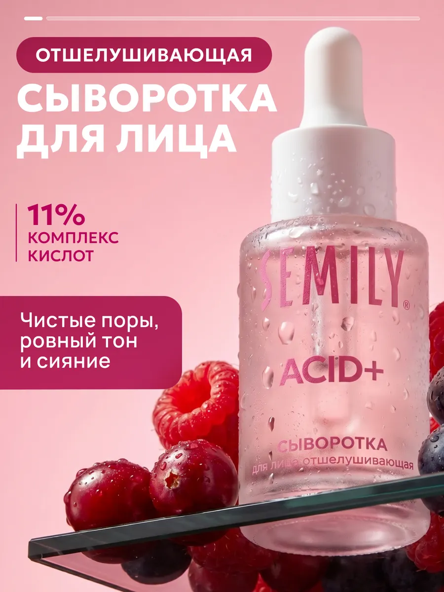 Сыворотка для лица с AHA,BHA,PHA кислотами и ниацинамидом