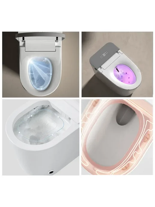 Cerutti spa Унитаз Ceruttispa Smart унитаз напольный ESTER, белый, фото 7