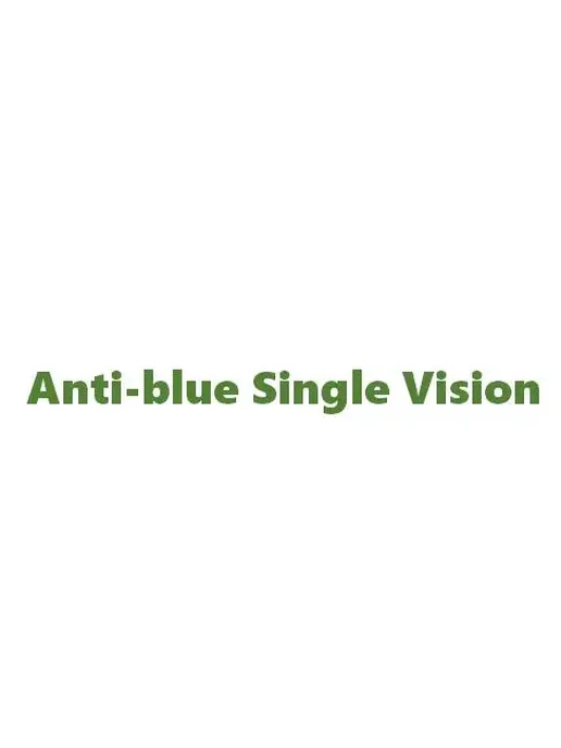 YOUTOP Линзы Anti blue single 1.67 фотохромные, синий