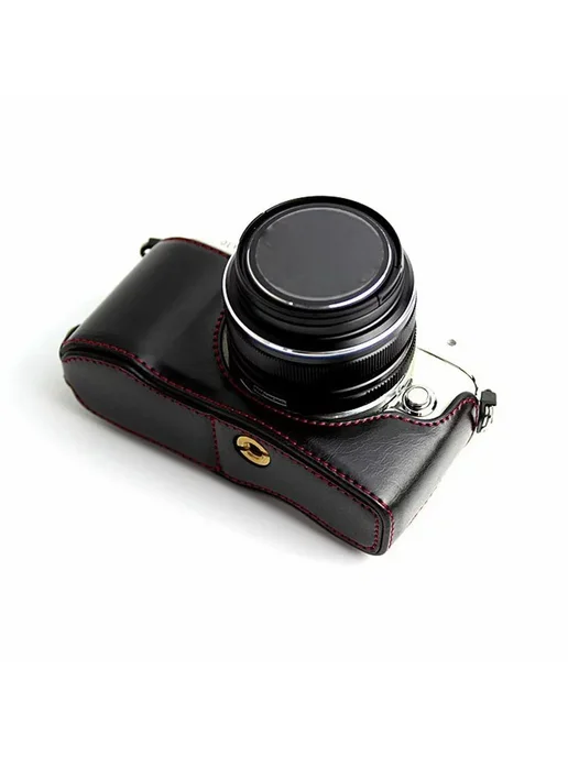 Cozyshot Кожаный чехол для OLYMPUS E-PL7 EPL7 E-PL8 EPL8 E-P, черный