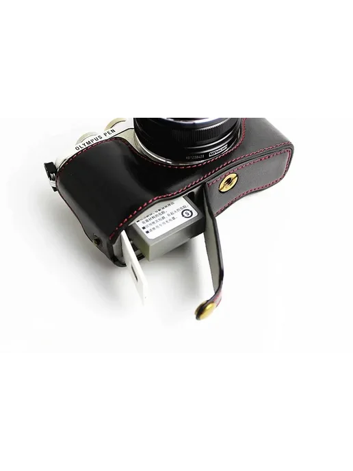 Cozyshot Кожаный чехол для OLYMPUS E-PL7 EPL7 E-PL8 EPL8 E-P, черный, фото 7