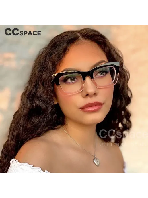 CCspace Очки кошачий глаз C5Black-Pink, вариант, фото 4