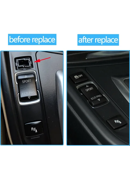 Нет бренда Автомобильный переключатель Black ESP Button, черный, фото 3