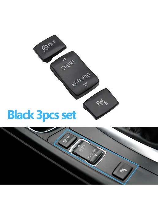 Нет бренда Автомобильный переключатель Black ESP Button, черный, фото 6