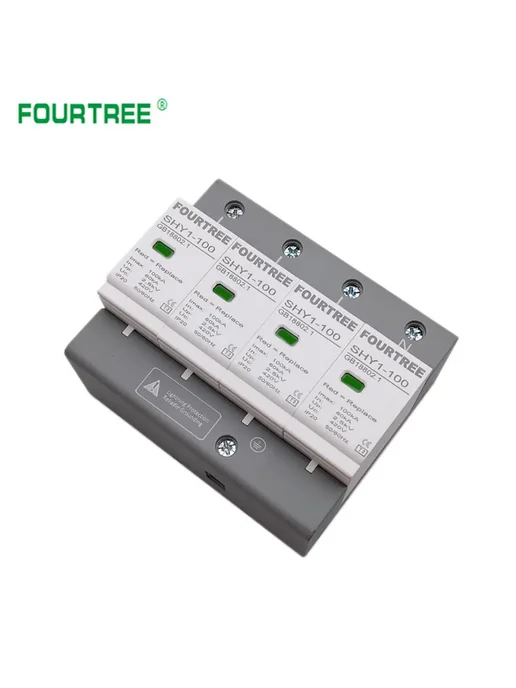 fourtree Защитник от перенапряжения SHY1 4P 60-100kA 420V, вариант, фото 3