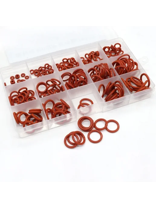 Нет бренда Набор уплотнительных колец NBR 225pcs, черный, 279 шт, фото 6