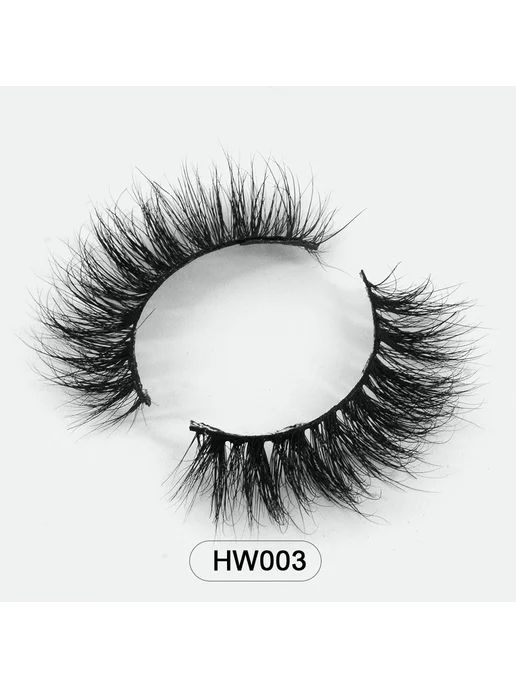 Белые накладные ресницы HW009, белый, фото 4