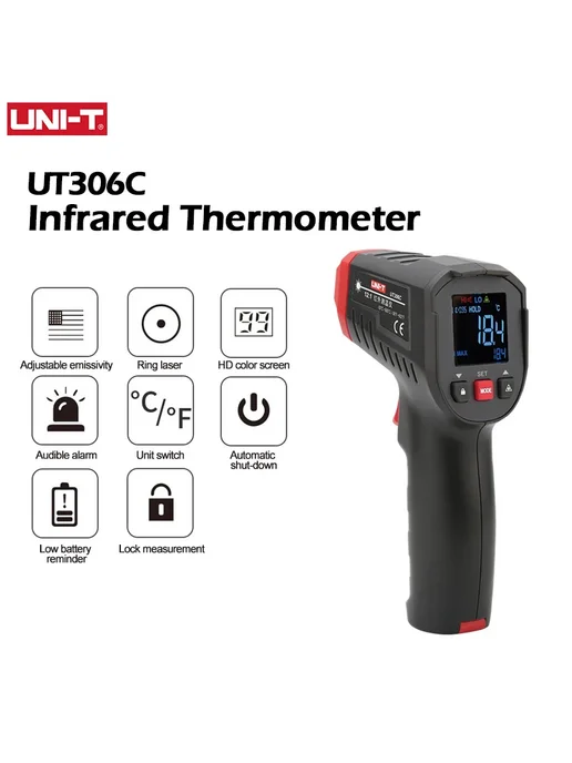 uni-t Infrared Thermometer UT306C, Infrared Thermometer