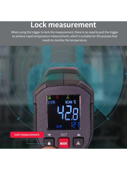 uni-t Infrared Thermometer UT306C, Infrared Thermometer, фото 5
