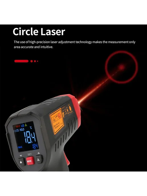 uni-t Infrared Thermometer UT306C, Infrared Thermometer, фото 7