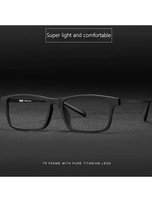 Gmei Optical Оправа для очков Black TR90, черный, фото 2