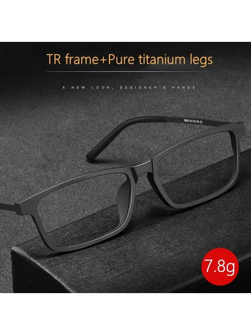 Gmei Optical Оправа для очков Gmei Black Blue TR90, синий, фото 3
