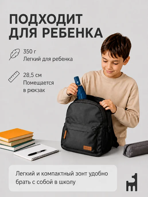 LIMALAMA Зонт автомат антиветер усиленный складной синий, синий, фото 2