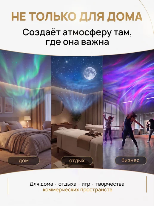 NIKSTORE Ночник проектор звездное небо с блютуз и аккумулятором, черный, фото 6