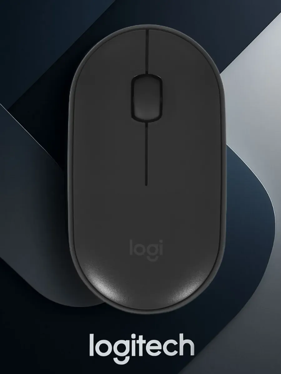 LOGITECH Удобная беспроводная мышь Pebble M350 офисная