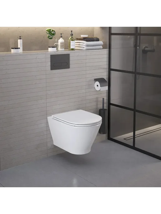 Ambassador Унитаз Elysium 183K19002RS (52*36*35,5 см), 52x36x35.5 см, фото 7
