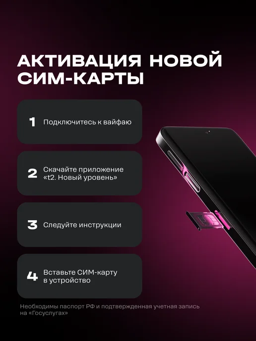Т2 SIM-карта t2 Партнер М, Камчатский край Баланс 500 руб, вариант, фото 7