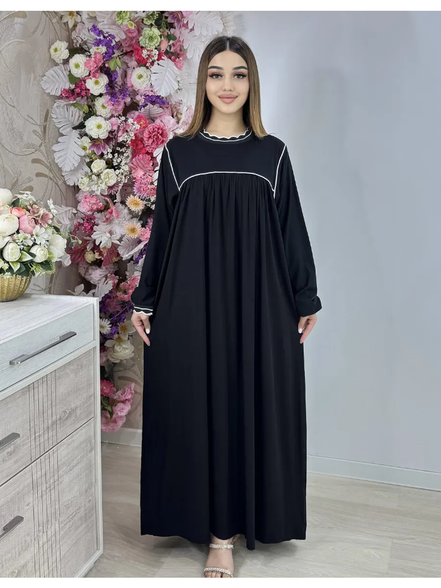 Длинное платье свободное