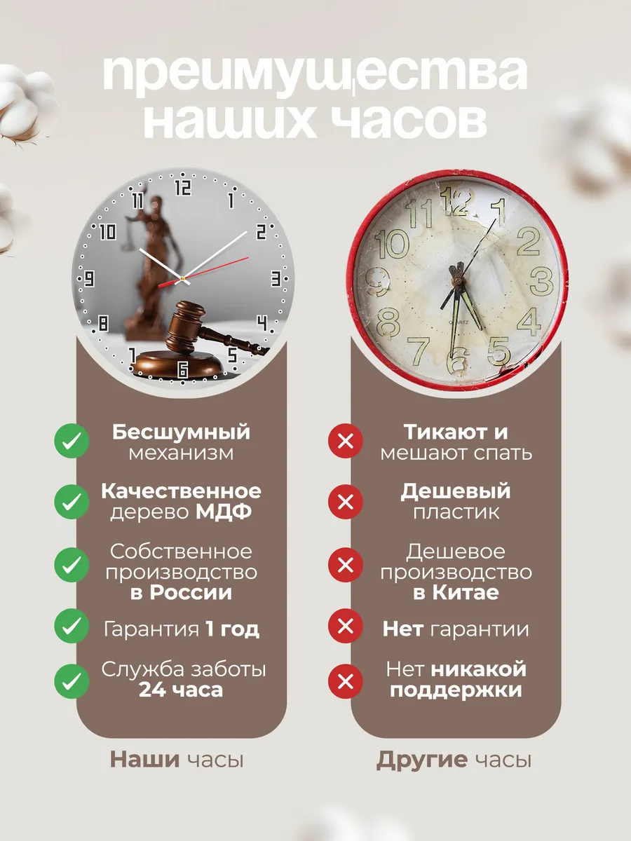 Часы настенные "Юристу" — фото 10