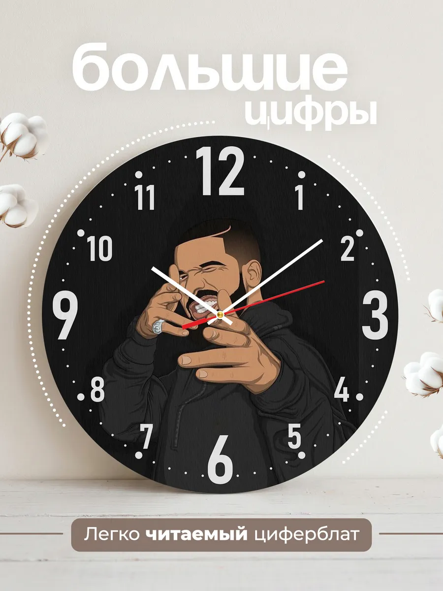 Часы настенные "Drake" — фото 2