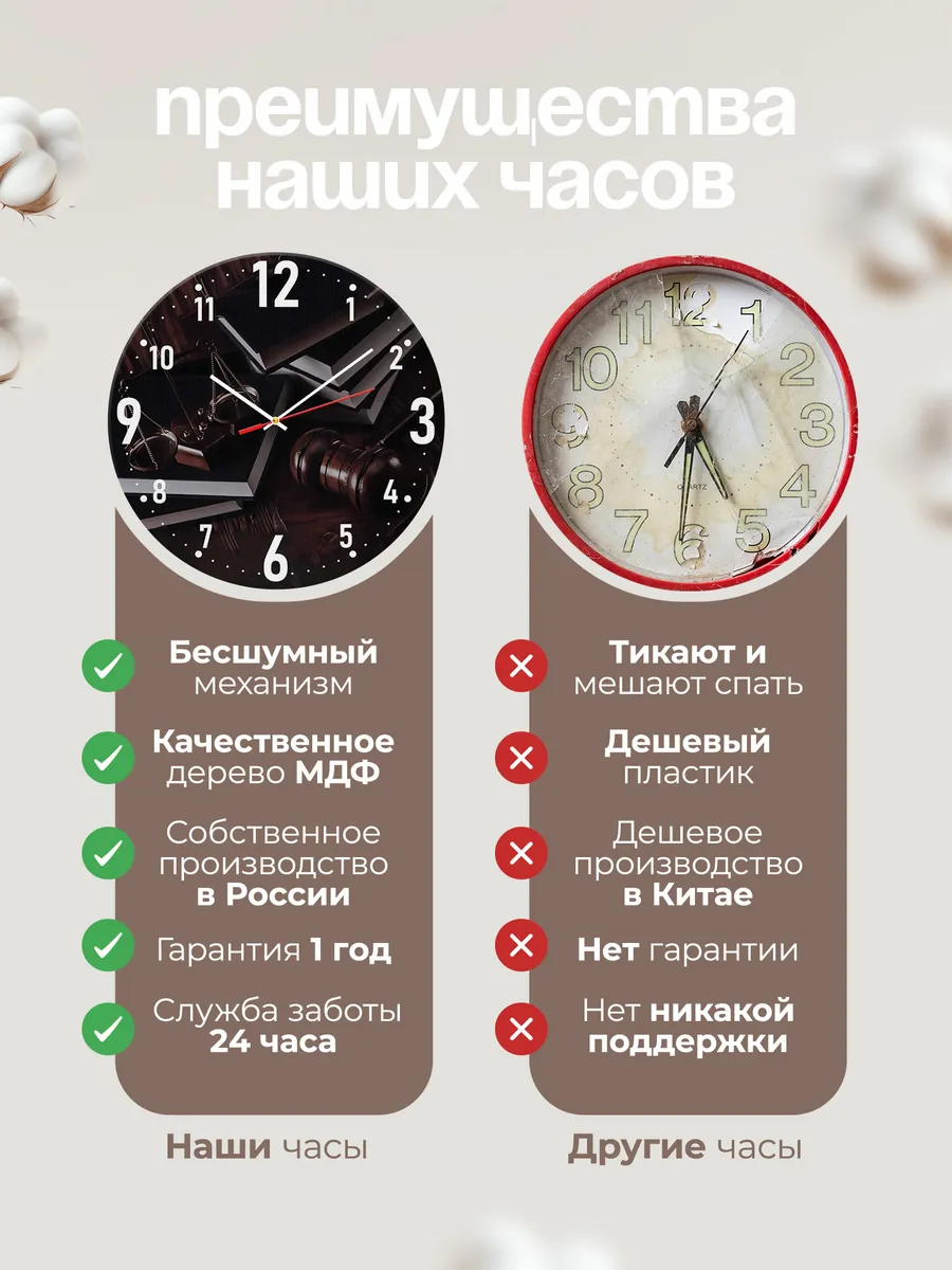 Часы настенные "для Юриста" — фото 10