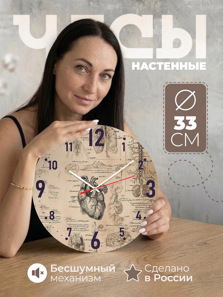 Часы настенные "Анатомия"