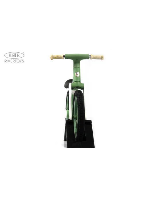 River Toys Детский беговел 14" HB-003 зеленый колеса надувные 2+ лет, зеленый, фото 2