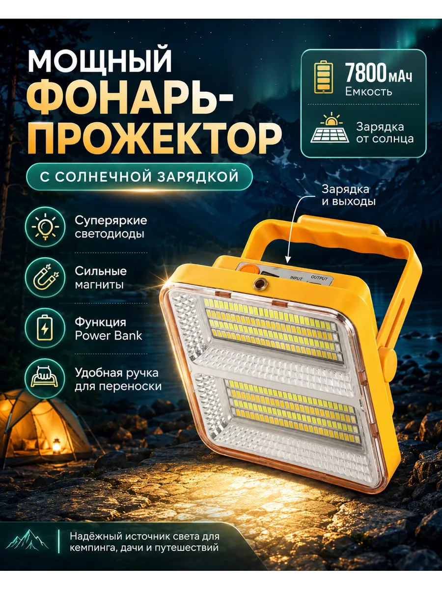 Мощный прожектор светодиодный