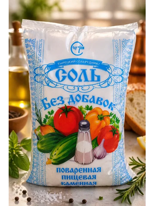 Тыретский солерудник Соль пищевая каменная 1кг Помол №1, 1 кг, фото 5