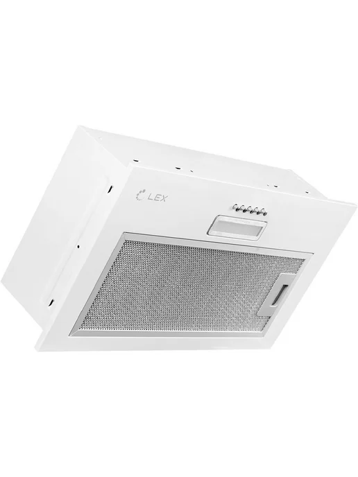 LEX Вытяжка кухонная встраиваемая GS Bloc LIGHT 600 белый, белый, фото 2