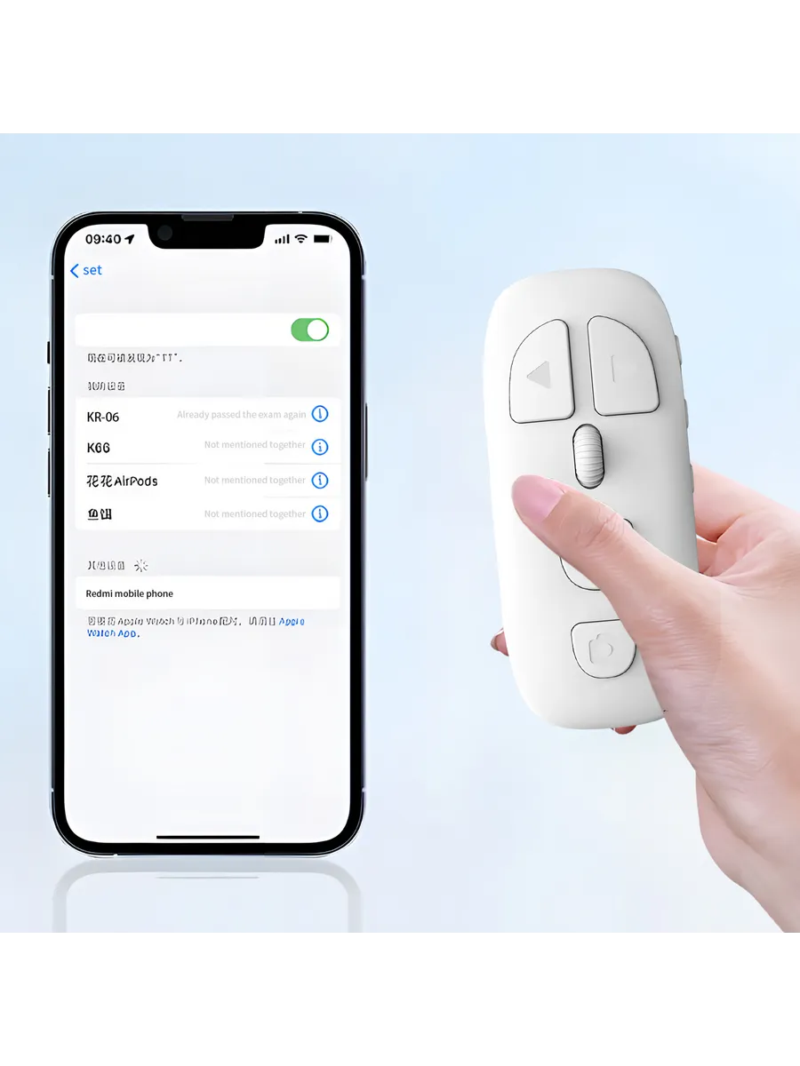 BT пульт для камеры, фокусировка и зум, совместим с iOS/Andr