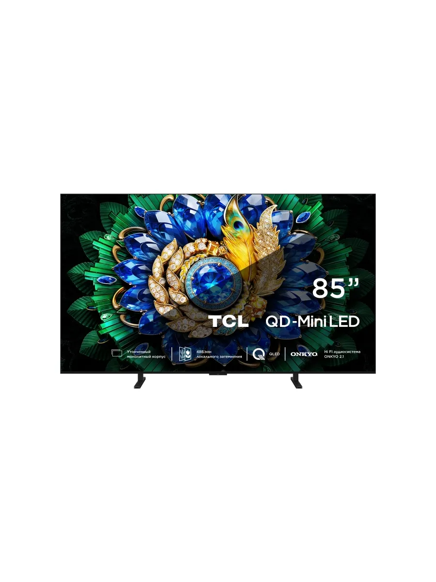 TCL Телевизор 85" 4K QLED 85A400M QD-Mini LED (2026) Slim