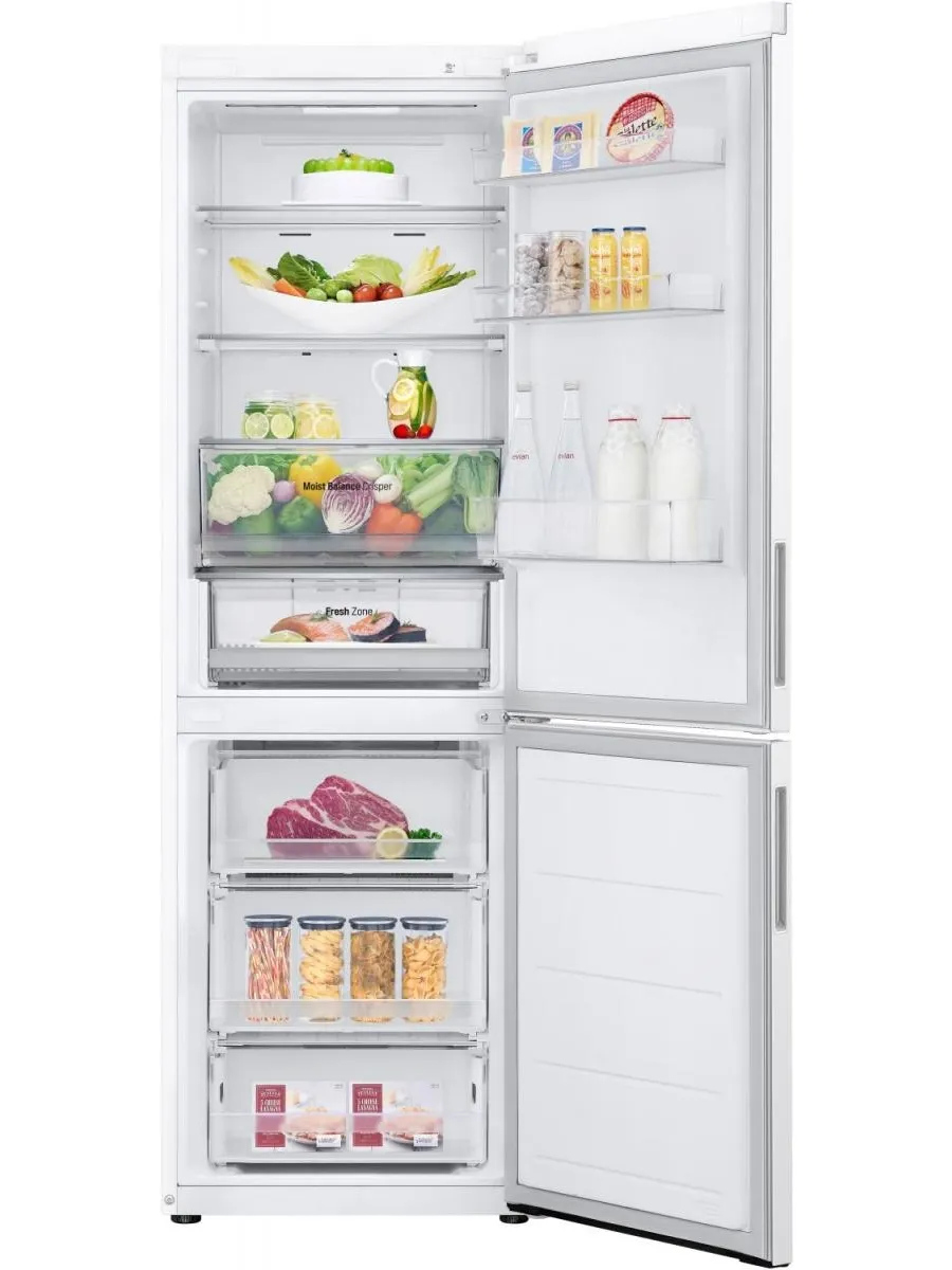 LG Холодильник GC-B459AQQW двухкамерн. белый