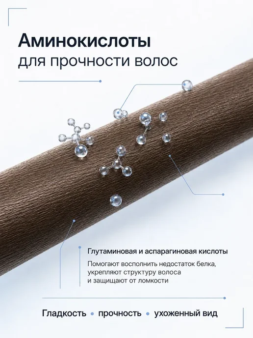 BRUSYANTSEV cosmetics Шампунь с кератином объем и увлажнение 400 мл, 400 мл, фото 2