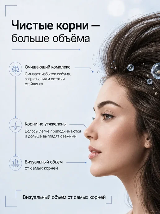 BRUSYANTSEV cosmetics Шампунь с кератином объем и увлажнение 400 мл, 400 мл, фото 4