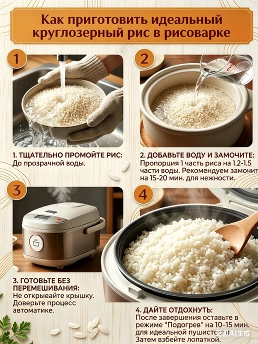 Daohuaxiangmi Рис для суши и роллов плова китайский фушигон, 5 кг, 5 кг, фото 2