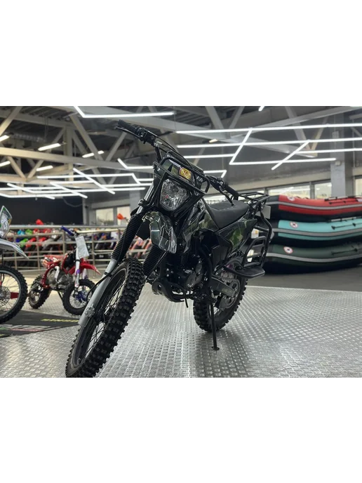 EX-MOTO Кроссовый мотоцикл ARMY STYLE 250, зеленый, фото 3