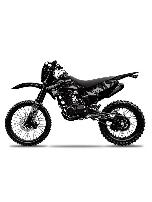 EX-MOTO Кроссовый мотоцикл ARMY STYLE 250, черный, фото 3