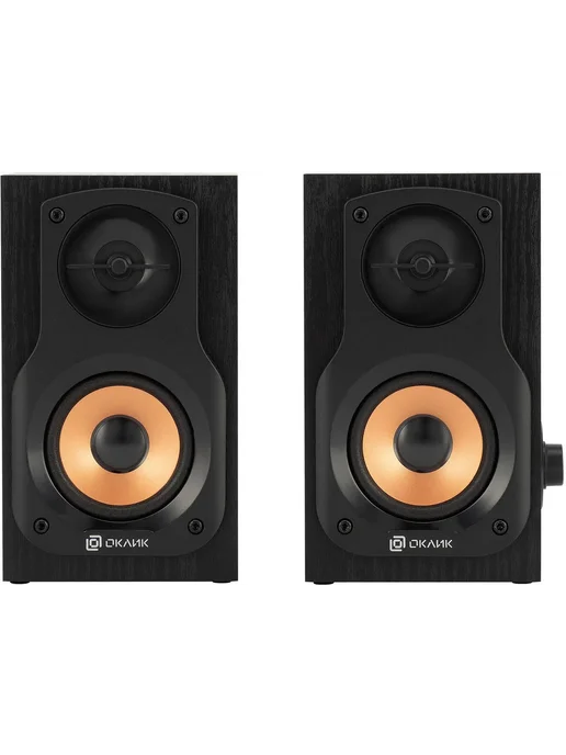 OKLICK Колонки OK-162 2.0 черный 8Вт, 8 Вт