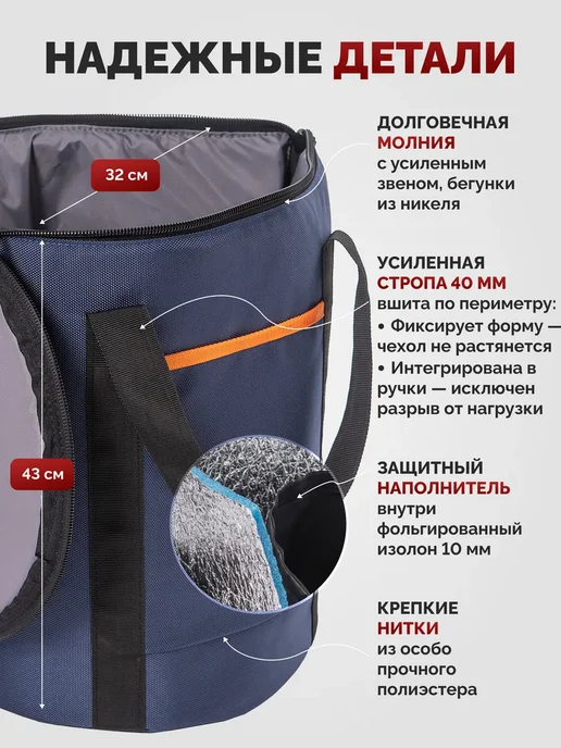 Тенвик Чехол на газовый баллон 12 л композитный, 12 л, фото 2