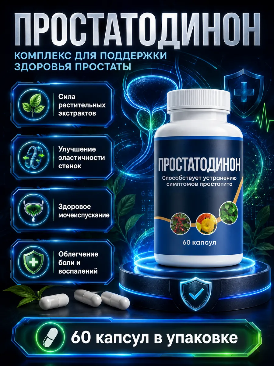 Средство для мочеполовой системы "Простатодинон", 60 капсул
