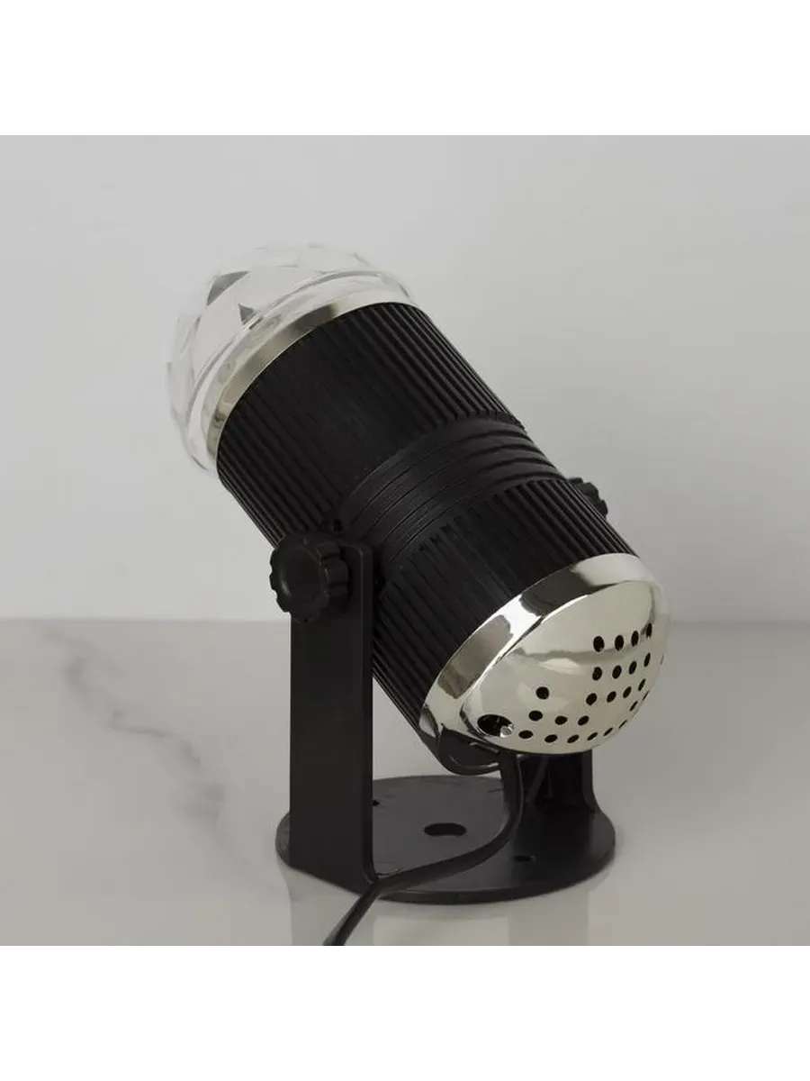 Зеркальный световой шар с RGB подсветкой