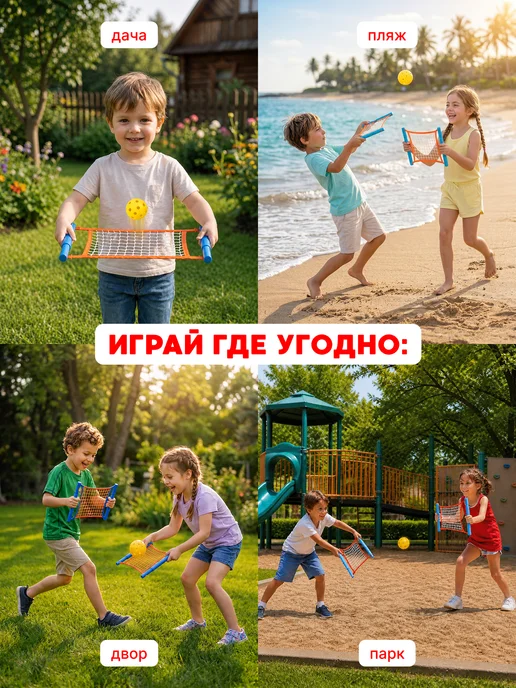 Игрозаврик Игра для детей Флингбол, вариант, фото 6