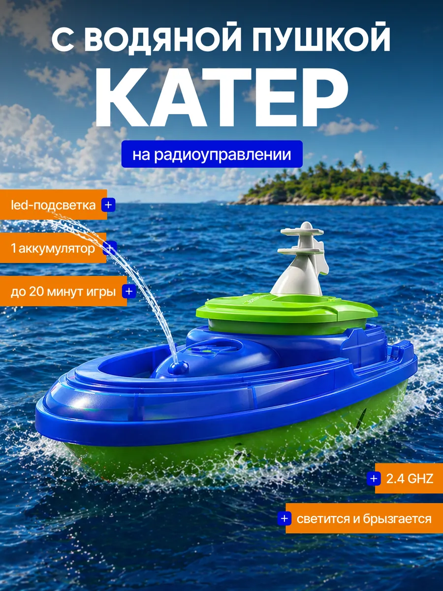Скоростной катер на радиоуправлении лодка